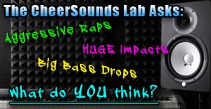 CheerSounds Lab Facebook Question 1 Big And Aggressive Cheer Music